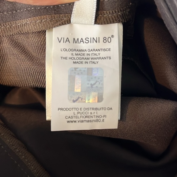 Via Masini 80 Firenze Brown Trousers Pants Made in Italy Size 40 - US 29 - Picture 9 of 10